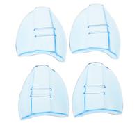 WOONEKY 2 Pairs Flexible Side Shields for Glasses High Transparency Protective Eyewear Accessories for Safety From Side Splashes Lightweight Design for Daily Use
