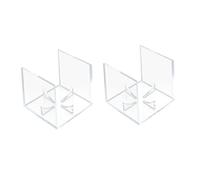 WOONEKY 2 Pcs Clear Baseball Display Case Acrylic Storage Box for Baseballs and Tennis Balls Transparent Holder for Home Store and Collectible Memorabilia Showcase