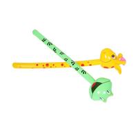 WOONEKY 2 Pcs Inflatable Animal Head a Stick Fun Jungle Animal Inflatable Cheering Sticks for Birthday Parties Valentine's Day and Class Exchanges