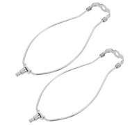 WOONEKY 2 Sets Adjustable Lamp Shade Harp Holders Durable Electroplated Lamp Rack Brackets Flexible Height and Angle Lighting Accessories for Living Room Bedroom Study