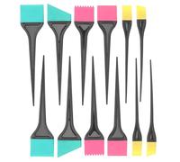 WOONEKY 2 Sets Silicone Hair Dye Brush Set Soft Hair Coloring Applicator for Bleach Dye Ergonomic Tinting Tools for Salon and Home Use Easy to Clean