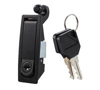 WOONEKY 2 Sets Zinc Alloy Compression Latches with Keys High Hardness Rust Resistant Lock for Cabinets Tool Boxes Rv Doors Easy Installation and Secure Multi Functional Use