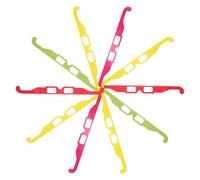 WOONEKY 20 Pcs Heart-shaped Special Effect Light Glasses for Party Music Festivals Rainbow Colorful Spectacles Illuminated Design for Immersive Shows and Night Events