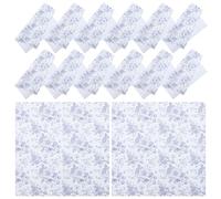 WOONEKY 20 Sheets Vintage Printing Packaging Paper DIY Floral Wrapping Paper for Boxes Bouquet Crafts Festival Decorations