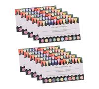 WOONEKY 200PCS Behavior Punch Cards for Classroom Reward Incentive with Writable Back Flexible Points System Vibrant Designs for Students Teachers Business Loyalty
