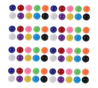 WOONEKY 200PCS Plastic Game Replacement Marbles Balls Spare Marbles for Chinese Checkers Board Games Creative Color Sorting and DIY Crafts