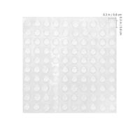 WOONEKY 200pcs Silicone Bumpers for Cabinets Silicone Bumpers Self Adhesive Pads Clear Self Adhesive Cabinet Door Door Stopper Pads Transparent