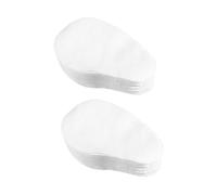 WOONEKY 200Pcs Ultra Thin Mango Shaped Cotton Eye Masks Comfortable Household Eye Patches for Dark Circles for All Ages