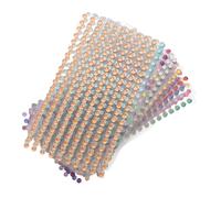 WOONEKY 20pcs Acrylic Rhinestone Stickers Self Adhesive Bling Decals for Face Hair Nails DIY Crafting Gemstone Stickers Flatback Gems for Makeup Accessories Embellishment