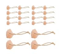 WOONEKY 20pcs Animal Lick Salt Blocks Mineral Crystal Salt Compact Space-saving Chew Toys for Deer Alpacas Small Pet Cages