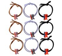 WOONEKY 20pcs Cute Dinosaur Hair Ropes for Girls Random Colors Cartoon Hair Accessories for Toddlers and Boys and Girls Stylish and Functional for Everyday Wear
