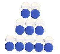 WOONEKY 20pcs Dual-use Face Sponges Makeup Powder Puff Non-slip Design Suitable for Wet Dry Application Quick Easy Makeup