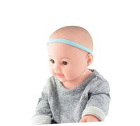 WOONEKY 20pcs Elastic Nylon Headbands for Newborn Boy Girl Soft Stretchy Non Slip Hair Bands for Boy Girl Everyday Wear and Special Occasions Random Color