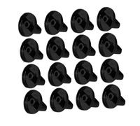 WOONEKY 20Pcs Gas Stove Knob Durable Plastic Knobs for Gas Cooker Easy Installation Comfortable Grip Simple Design for Kitchen Replacement