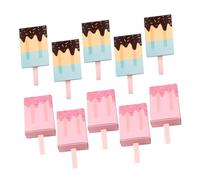 WOONEKY 20pcs Ice Cream Shaped Wedding Candy Boxes, Colorful Creative Packaging Boxes with Drawer Design, Blue and Pink Candy Storage Cases for Party Favors and Small