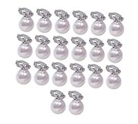 WOONEKY 20pcs Mini Pearl Hair Pins for Elegant Hair Decoration for Braid Styles and Bridal Accessories for Women and Girls