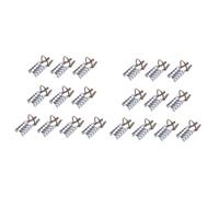 WOONEKY 20pcs Nail Treatment Tool French Tip Nails Kiss Press Manicure Foil Art Extension Forms Safe Material for Salon Home Use