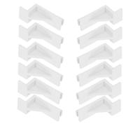 WOONEKY 20pcs Plastic Refrigerator Shelf Clips Freezer Support Buckles Quick Installation for Organized Fridge Storage and Optimized Space Management