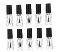 WOONEKY 20pcs Refill Nail Polish Bottles 3ml Glass Bottles with Brush Caps Diy Set