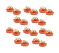 WOONEKY 20pcs Scale Dollhouse Planters for Micro Landscape Plant Containers for Sand Garden Ornaments and Miniature Flower Pot Decorations