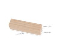 WOONEKY 20pcs Unfinished Basswood Blocks Solid Wood Craft Pieces for DIY Painting Whittling Beginners Home Decor and Creative Projects