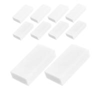WOONEKY 20pcs White Sketch Erasers for Drawing Rectangular PVC Art Supplies for Students and Artists School and Office Easy to Use Protects