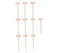 WOONEKY 20pcs Wooden Mallets Safe and Fun Hammer for Boys and Enhance Hand Eye Coordination and Creativity for Birthday and Playtime Activities