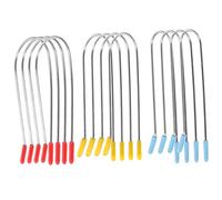 WOONEKY 24pcs Electric Curler Clips U Shaped Replacement Clips for Hot Rollers Hairdressing Styling Tools for DIY and Salon Use