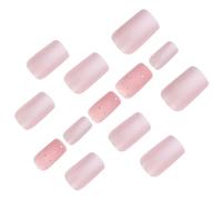 WOONEKY 24pcs Matte False Nail Tips Glue On Nails Press On False Manicure Art Supplies for Women Teen