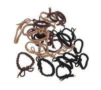 WOONEKY 24pcs Thickened Braid Bow Hair Tie Elastic Hair Bracelets for Women No Damage Stretchy Scrunchies for Ponytail Holders Sports Use