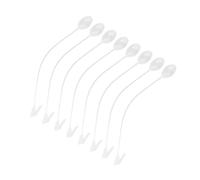 WOONEKY 24pcs Transparent Bunny Ear Hat Air Pump Accessories with Interactive Movable Plush Ears for DIY Caps Lightweight Squeeze-activated Charming Jumping Animal Hat Parts for All Ages