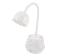 WOONEKY 24w Gooseneck LED Nail Lamp for Gel Nails, Desktop Manicure Light with USB Plug, Curing Lamp Suitable for Home and Salon Use