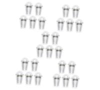 WOONEKY 25 Sets Tiny House Accessories Mini Bubble Tea Cups Resin Miniature Tea Cups for Diy Decor