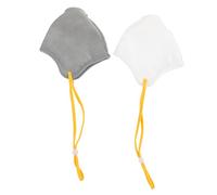 WOONEKY 2pcs Adjustable Dog Muzzle Bite Dog Mask for Pet Training Fog Dustproof Breathable Muzzle for Safety Random Color