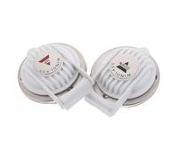 WOONEKY 2pcs Anchor Windlass Foot Switch White Deck Rocker Switch Replacement for Up Down Control Compatible with Boat Winch Systems