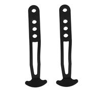 WOONEKY 2pcs Boat Ladder Rubber Strap Adjustable Telescoping Ladder Bands with Secure Retaining Latch and Mounting Holes for Yacht Boarding
