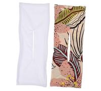 WOONEKY 2PCS Bohemian Elastic Hair Bands Vintage Printing Head Wraps for Women Stylish Outdoor Scarf Accessories for Daily Wear Parties Versatile Hair Headbands Black White