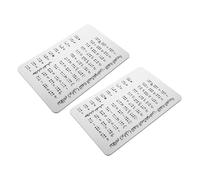 WOONEKY 2pcs Braille Alphabet Board with Raised Dots Portable Beginner Learning Device for Blind Students Classroom Teaching Aid Silver Braille Learning Tool