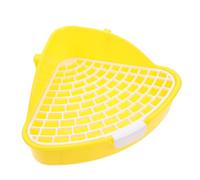 WOONEKY 2pcs Bunny Litter Box Triangle Potty Trainer Pet Toilet for Guinea Pigs and Hamsters Easy to Install Animal Litter Tray for Cages