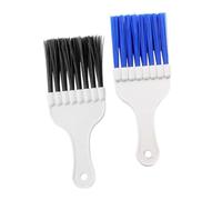 WOONEKY 2pcs Condenser Cleaning Brush Air Conditioner Fin Comb Thin Radiator Cleaner Brush for Refrigerator Coil Cleaning Air Conditioners Tool