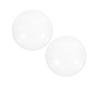 WOONEKY 2pcs Crystal Dome Paperweights for Calligraphy and Sewing Heavy Clear Hemispherical Desk Accessories Portable and Elegant for Office Home and Outdoor Use