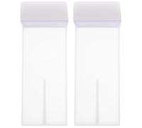 WOONEKY 2pcs Depilatory Wax Storage Bottles with Easy to Use Abs Material, Practical for Storing Wax, Simple Shape and Convenient Design, for Home and Salon Waxing Random Color