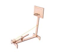WOONEKY 2Pcs DIY Basketball Machine Creative Educational Science Experiment for Leverage Theory Model Fun Learning Activity for Boys