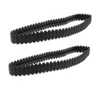 WOONEKY 2pcs DIY Tank Tracks for Chassis Replacement Effortless Installation for Smooth Maneuverability Various Terrains for DIY Projects