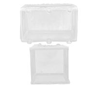 WOONEKY 2PCS Fish Hatchery Breeding Box Fish Breeding Net for Aquarium Separation Isolation Net to Increase Survival Rate of Fry Tanks Convenient and Durable Design