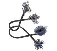 WOONEKY 2pcs Flower Hair Clips for Women French Bun Maker Twisted Hair Accessories for Everyday Wear and Special Occasions