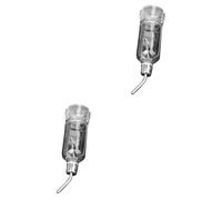 WOONEKY 2pcs Guinea Pig Water Dispenser Pet Water Feeder Stainless Steel Ball 350ml