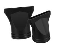 WOONEKY 2pcs Hair Dryer Diffuser Nozzle Black Plastic Blow Dry Hair Accessory for Straight Hairstyling at Home