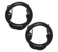 WOONEKY 2pcs Heavy Duty Elastic Bungee Cords with Hooks Shock Absorption Tie Down Straps for Cargo Camping Tent Securing Trailer and Luggage Protection