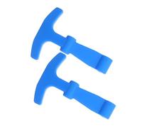 WOONEKY 2pcs Heavy Duty Rubber T Handle Latch for Cooler Replacement Silicone Rubber Lid Catch for Fishing Camping Freezer Chest Fit Enhanced Insulation and Secure Closure